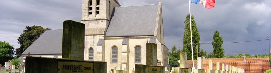 Cimetières tombes de 14-18 en Picardie