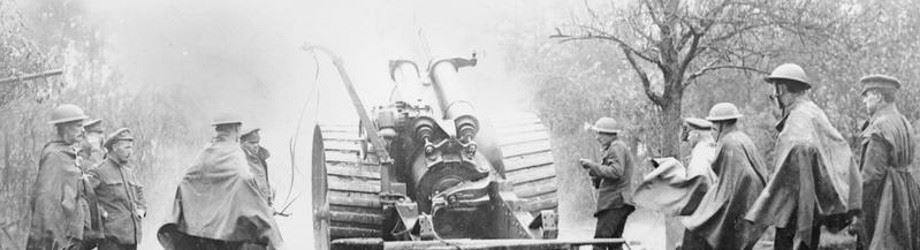 L'artillerie lourde britannique à Englebelmer
