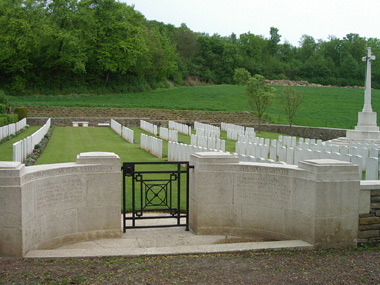 Mesnil communal cemetery extension #1/3
