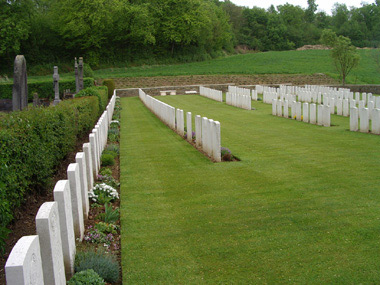Mesnil communal cemetery extension #3/3
